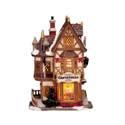 Lemax Caddington Tannenbaum Christmas Shoppe à piles
