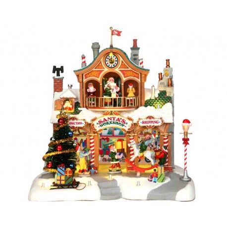 Lemax Santa's Workshop avec adaptateur 4.5v
