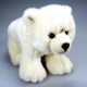 Peluche ours polaire blanc 25 cm