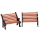 Banc Lemax lot de 2