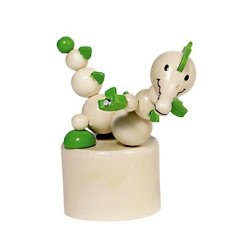 Figurine articulée en bois crocodile 12 cm