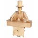 Automate en bois magicien en kit 20 cm