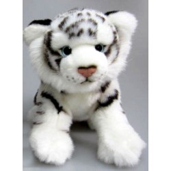 Peluche tigre blanc 23 cm