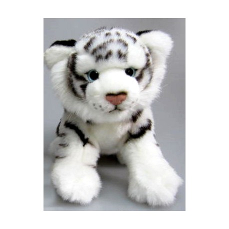Peluche tigre blanc 23 cm