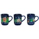 Tasse de Noël bleu nuit céramique 20 cl