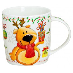 Tasse Noël Renne porcelaine 30 cl