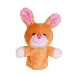Marionnette à doigt en peluche Lapin 8 cm