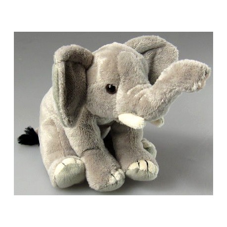 peluche elephant gris