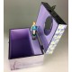 Boîte à bijoux brillante rectangle violet danseuses et cygnes 15 cm