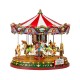 Grand Carrousel lumineux animé et sonore Lemax Carnival