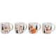 Tasse Noël raton-laveur porcelaine 30 cl