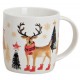 Tasse Noël renne porcelaine 30cl