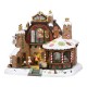 Maison lumineuse animée et sonore Cuisine de la Mère Noël