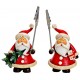Figurine Père Noël sapin portephoto 11cm