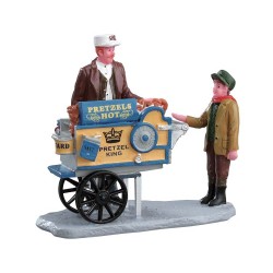 Vendeur de bretzels Lemax Carnival