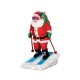 Pere Noel qui fait du ski
