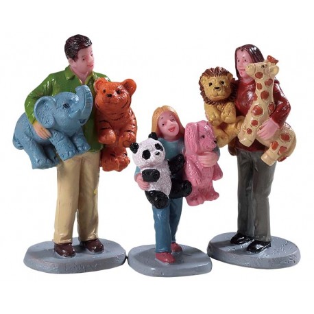 Gagnants de la fête foraine Lot de 3 Lemax Carnival