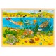 Puzzle enfant en bois monde sous-marin 192 p