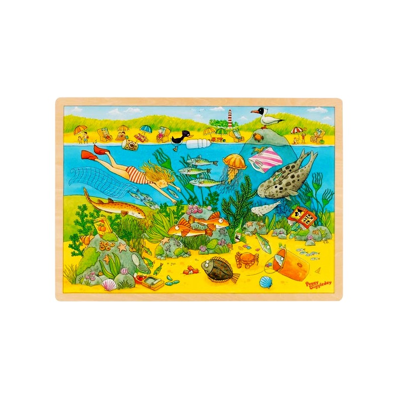 Puzzle en bois 192 pièces carte du monde enfant. Jeu mappemonde