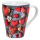 Tasse coeurs porcelaine 30 cl