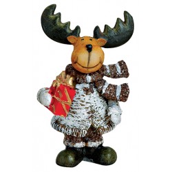 Figurine Renne cadeau résine 7 cm