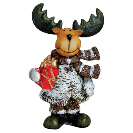 Figurine Renne cadeau résine 7 cm