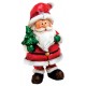 Figurine Père Noël sapin résine 6 cm