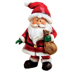 Figurine Père Noël sac résine 6 cm