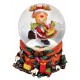 Boule à neige Noël renne tambour résine 6 cm