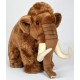 Peluche mammouth marron 38 cm