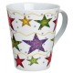 Tasse Noël étoiles porcelaine 30 cl
