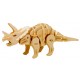 Maquette en bois motorisée Triceratops animé et sonore