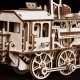 Maquette en bois Locomotive animée