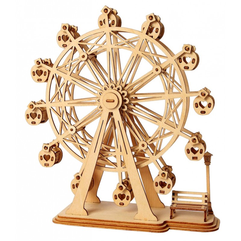 Grande Roue - Puzzle 3D Bois - Wooden City 