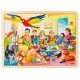 Puzzle enfant en bois vétérinaire 48 pièces