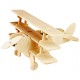AVION TRIPLAN EN BOIS A ENERGIE SOLAIRE EN KIT