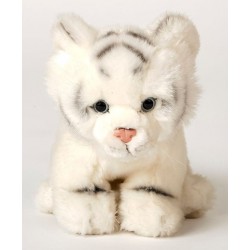 Peluche tigre blanc 21 cm