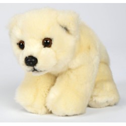 Peluche ours polaire blanc 20 cm