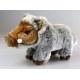 Peluche Sanglier 30 cm gris marron