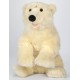 Peluche ours polaire blanc 63 cm