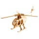 Maquette en bois Hélicoptère