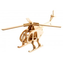 Maquette en bois Hélicoptère