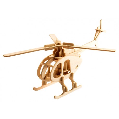 Maquette en bois Hélicoptère