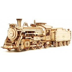 Maquette en bois Locomotive à vapeur