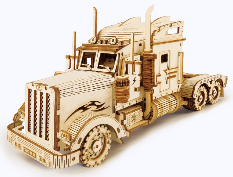Maquette en bois Camion américain - La Magie des Automates