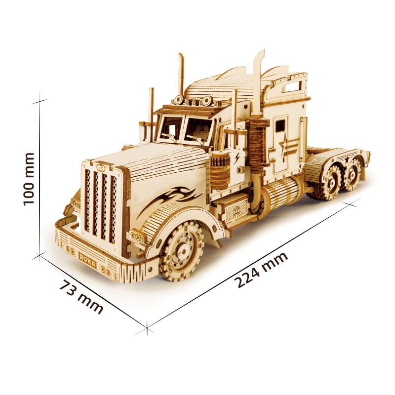 Maquette en bois Camion américain - La Magie des Automates