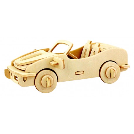 Maquette en bois Voiture de course