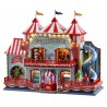Attraction cirque lumineuse animée sonore Lemax Carnival