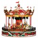 Carrousel Noël lumineux animé et sonore Lemax