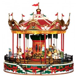 Carrousel Noël lumineux animé et sonore Lemax